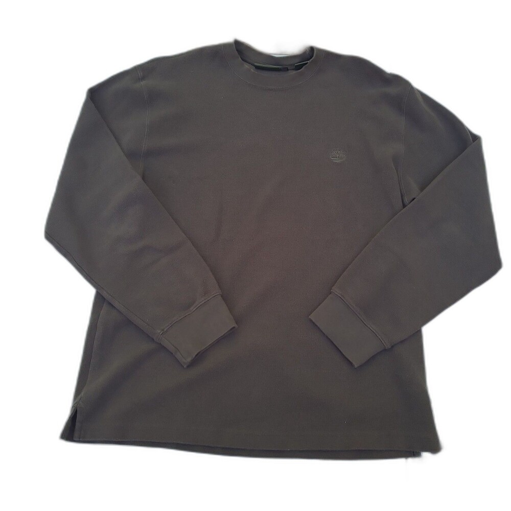 Vtg Timberland waffle knit Thermal long sleeve shirt